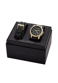 Armani Exchange Zegarek Horloge AX7133SET Czarny. Kolor: czarny