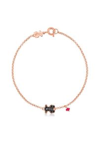 Tous bransoletka ze srebra pokrytego złotem Motif. Materiał: złote, srebrne. Kolor: różowy #2