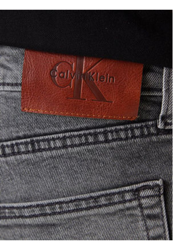 Calvin Klein Jeans Jeansy LV04RD705G Szary Slim Fit. Kolor: szary
