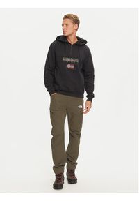 Napapijri Bluza Burgee NP0A4I5E Czarny Regular Fit. Kolor: czarny. Materiał: bawełna #4