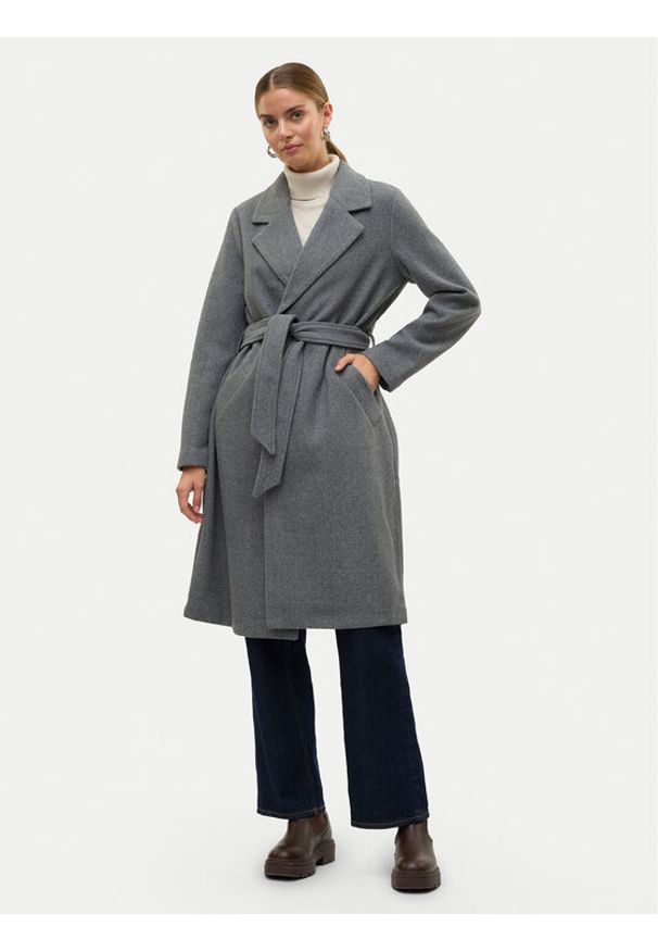 Vero Moda Płaszcz przejściowy Fortuneaya 10278330 Szary Regular Fit. Kolor: szary. Materiał: syntetyk