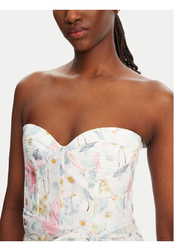 BARDOT Sukienka koktajlowa Floral 58566DB2 Kolorowy Slim Fit. Materiał: bawełna. Wzór: kolorowy. Styl: wizytowy