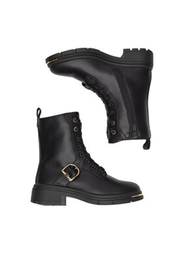 MEXX Trzewiki MI001712643W Czarny. Kolor: czarny. Materiał: materiał