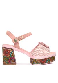 Laura Vita Sandały Noao 01 Różowy. Kolor: różowy. Materiał: skóra, zamsz #1