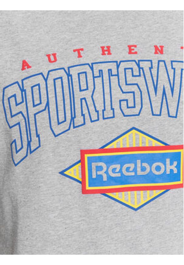Reebok T-Shirt Sporting Goods II0674 Szary Regular Fit. Kolor: szary. Materiał: bawełna