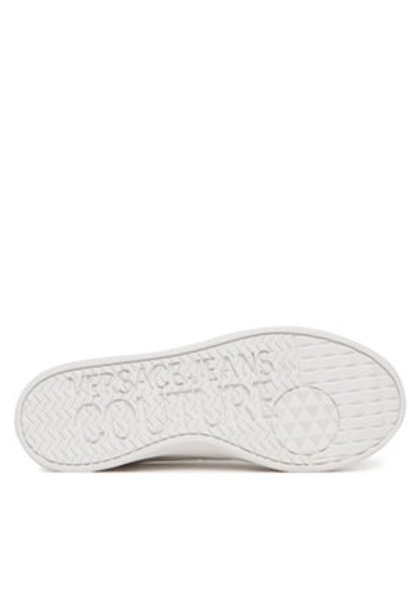 Versace Jeans Couture Sneakersy 78VA3SK9 Biały. Kolor: biały. Materiał: skóra