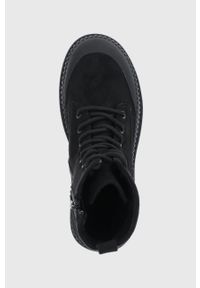 Answear Lab Trampki kolor czarny. Nosek buta: okrągły. Zapięcie: sznurówki. Kolor: czarny. Materiał: guma. Szerokość cholewki: normalna. Styl: wakacyjny #2
