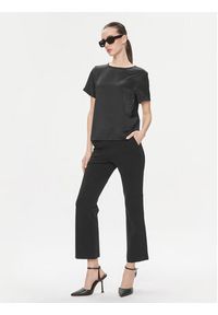 Max Mara Leisure Spodnie materiałowe Glasgow 2416781017 Czarny Regular Fit. Kolor: czarny. Materiał: wiskoza #4