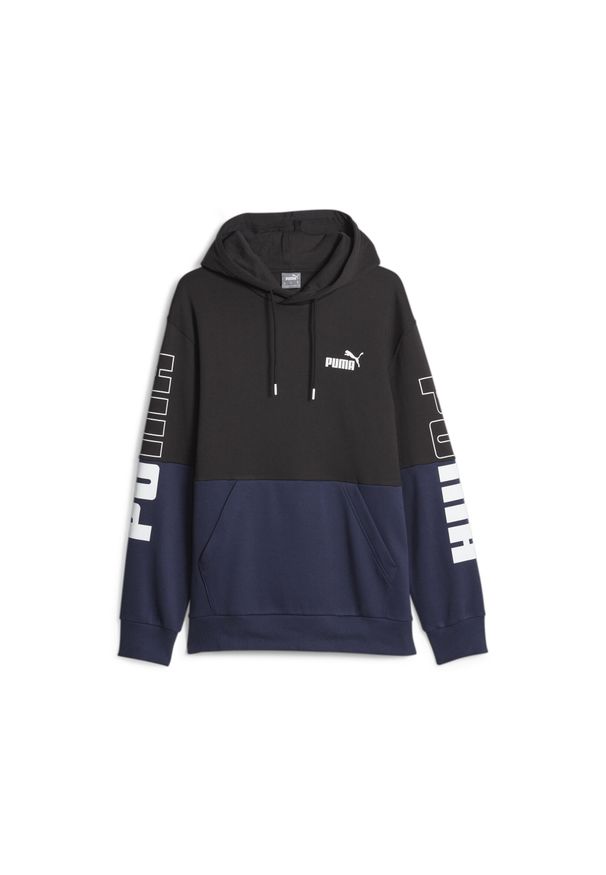 Puma Bluza Power Colorblock Fl 67591051. Kolor: czarny. Sport: fitness