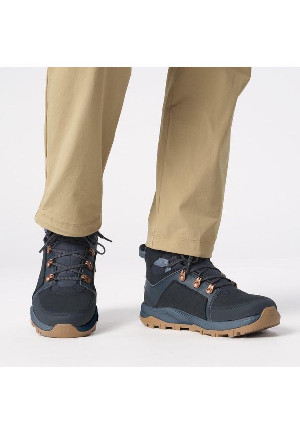 salomon - Buty damskie Salomon Outchill Ts Cswp. Kolor: niebieski. Materiał: skóra. Szerokość cholewki: normalna. Styl: sportowy