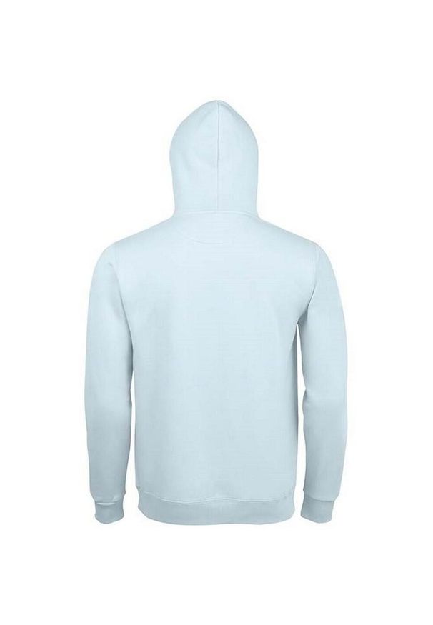 SOL'S - Męska Bluza Z Kapturem Spencer. Typ kołnierza: kaptur. Kolor: niebieski