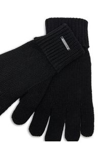 Guess Rękawiczki Damskie AW5199 POL02 Czarny. Kolor: czarny. Materiał: materiał #3