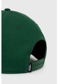 Vans czapka z daszkiem kolor zielony z aplikacją. Kolor: zielony. Wzór: aplikacja #2