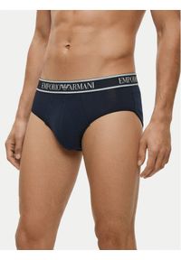 Emporio Armani Underwear Komplet slipów EM000258 AF20669 MB139 Granatowy. Kolor: niebieski. Materiał: bawełna #1