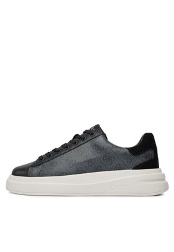 Guess Sneakersy FMPVIB FAL12 Czarny. Kolor: czarny. Materiał: skóra