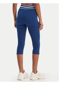 Emporio Armani Underwear Legginsy EW003673 AF19023 UB078 Granatowy Slim Fit. Kolor: niebieski. Materiał: bawełna #5