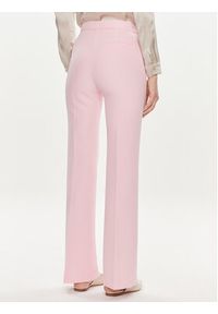 Maryley Spodnie materiałowe 24EB587/43OR Różowy Wide Leg. Kolor: różowy. Materiał: syntetyk #2