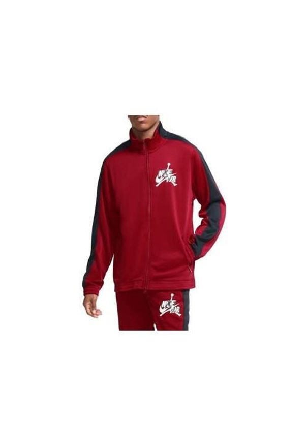 Bluzy sportowa męska Nike Air Jordan Jumpman Classics Trickot Warmup Jacket. Kolor: czerwony