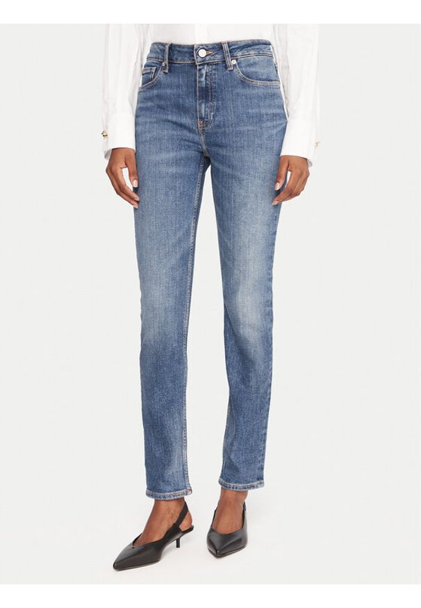 TOMMY HILFIGER - Tommy Hilfiger Jeansy Kris WW0WW46722 Niebieski Slim Fit. Kolor: niebieski