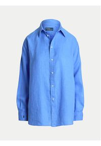 Polo Ralph Lauren Koszula 211970730 Niebieski Classic Fit. Typ kołnierza: polo. Kolor: niebieski. Materiał: len #3