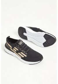 EA7 Emporio Armani - SNEAKERSY EA7 EMPORIO ARMANI. Zapięcie: pasek. Wzór: aplikacja #1