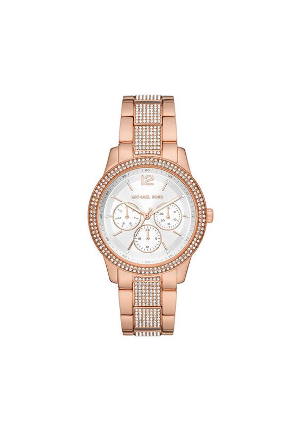 Michael Kors Zegarek Tibby MK7293 Różowe złocenie. Kolor: różowy