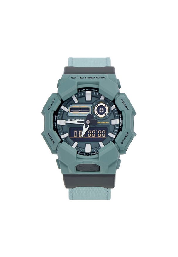 G-Shock Zegarek GA-010CE-2AER Zielony. Kolor: zielony