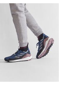 Adidas - adidas Trekkingi Terrex Free Hiker 2 W GZ0686 Niebieski. Kolor: niebieski. Materiał: materiał #4