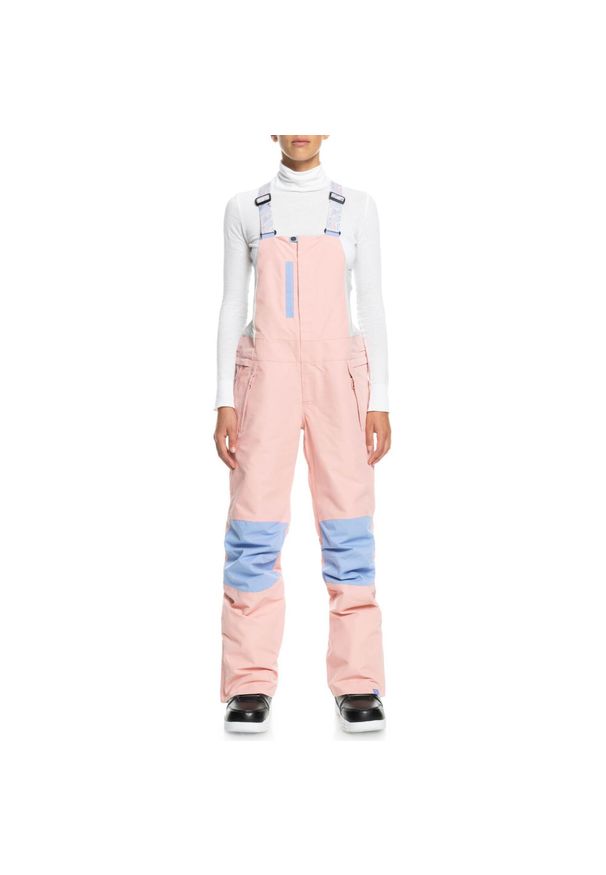 Spodnie narciarskie damskie Roxy Chloe Kim kombinezon. Kolor: różowy. Sezon: zima. Sport: narciarstwo