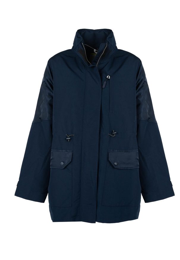 Pepe Jeans Kurtka "Frida" | PL402016 | Frida | Kobieta | Granatowy. Okazja: na co dzień. Typ kołnierza: kołnierzyk stójkowy. Kolor: niebieski. Materiał: poliester. Wzór: aplikacja. Styl: casual