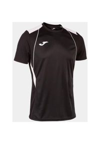 Koszulka Joma Championship M – 100% poliester, krótki rękaw. Kolor: czarny, biały, wielokolorowy. Materiał: poliester. Długość rękawa: krótki rękaw. Długość: krótkie. Sport: fitness, piłka nożna