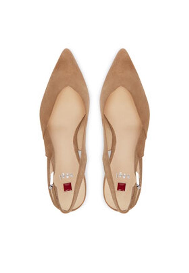 HÖGL Czółenka 1-104612 Beżowy. Kolor: beżowy. Materiał: skóra, zamsz