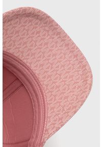 MICHAEL Michael Kors czapka MS200045TG kolor różowy wzorzysta. Kolor: różowy. Materiał: bawełna #2