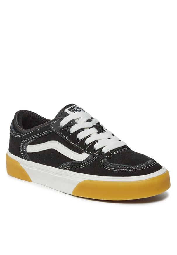 Sneakersy Vans Rowley Classic VN0009QJ9X11 Black/White/Gum. Kolor: czarny. Materiał: guma