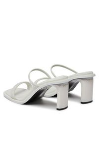 Calvin Klein Klapki Padded Curved Stil Slide 70 HW0HW01992 Biały. Kolor: biały. Materiał: skóra #5