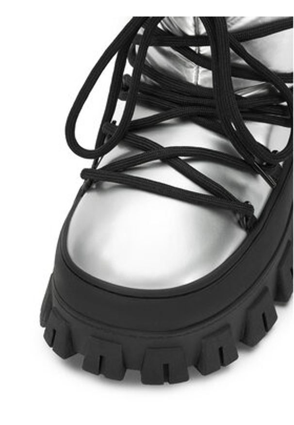 Badura Śniegowce WFA3451-1 Srebrny. Kolor: srebrny. Materiał: materiał