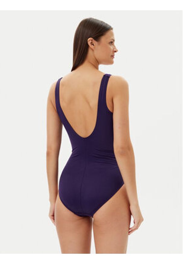 Miraclesuit Strój kąpielowy Solid Crossover 6516689 Fioletowy. Kolor: fioletowy. Materiał: syntetyk