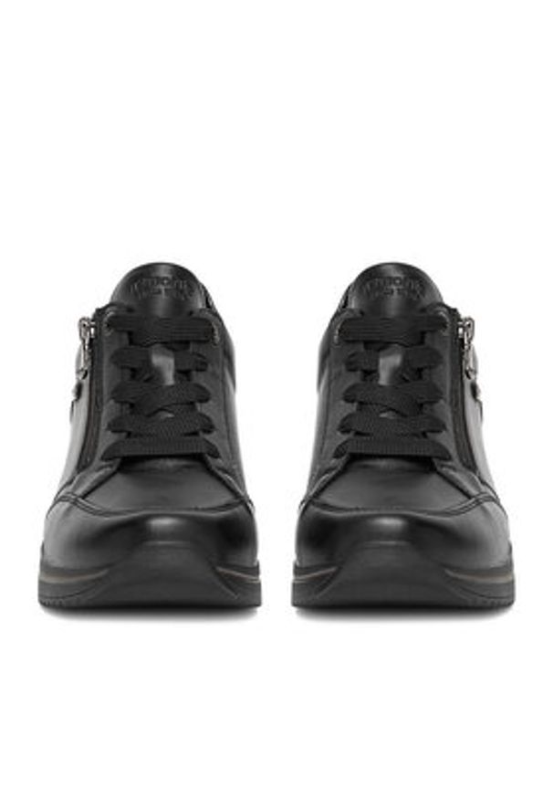 Remonte Sneakersy D0T03-00 Czarny. Kolor: czarny. Materiał: skóra