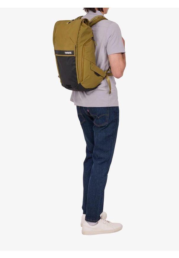 THULE - Plecak rowerowy Thule Paramount Commuter Backpack 20L - nutria. Kolor: zielony