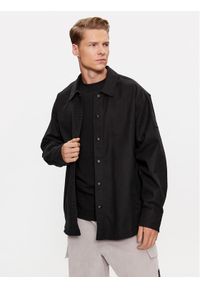 Calvin Klein Jeans Koszula Premium Essentials J30J323971 Czarny Relaxed Fit. Kolor: czarny. Materiał: bawełna #1