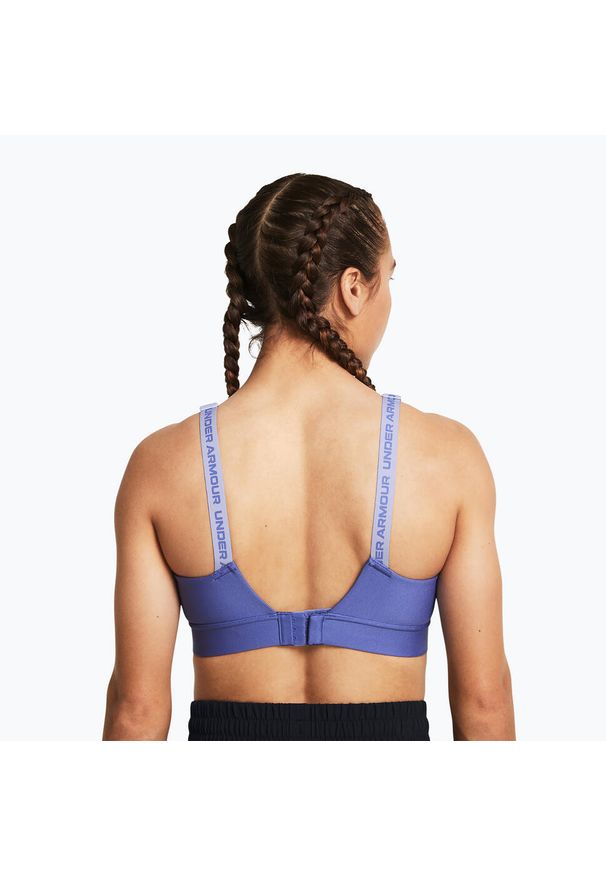 Stanik sportowy Under Armour Infinity 2.0 Mid Sports Bra. Kolor: fioletowy. Sport: fitness