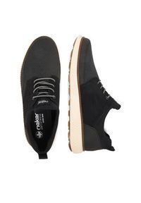 Rieker Półbuty B3354-00 Czarny. Kolor: czarny. Materiał: materiał #5