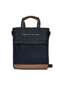 TOMMY HILFIGER - Tommy Hilfiger Torebka Th Essential Shoulder Bag AU0AU01950 Granatowy. Kolor: niebieski