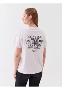 Zadig&Voltaire T-Shirt Omma JWTS01508 Różowy Relaxed Fit. Kolor: różowy. Materiał: bawełna #2