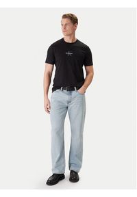 Calvin Klein Jeans T-Shirt LV04RB866G Czarny Regular Fit. Kolor: czarny. Materiał: bawełna #3