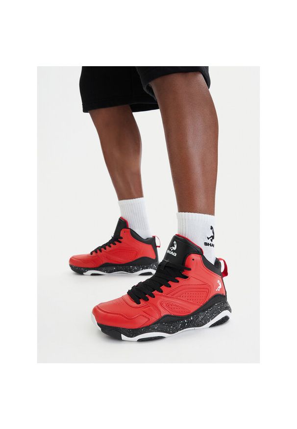 Shaq - Buty do koszykówki SHAQ. Kolor: czerwony. Sport: koszykówka