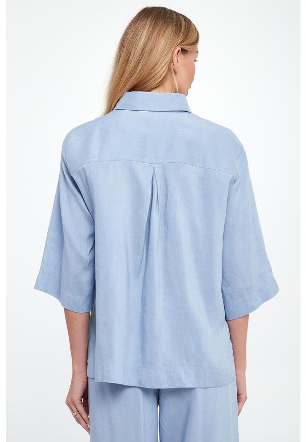 Marella Sport - Koszula damska lniana Manna MARELLA SPORT. Materiał: len. Styl: sportowy