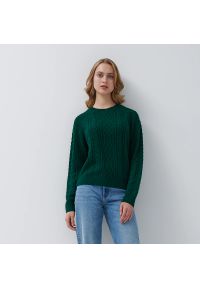 House - Sweter z raglanowymi rękawami - Turkusowy. Kolor: turkusowy. Długość rękawa: raglanowy rękaw