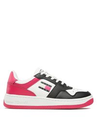 Tommy Jeans Sneakersy Tjw Retro Basket Leather EN0EN02532 Różowy. Kolor: różowy