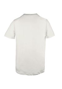 Biały Męski T-Shirt, Dekolt z Guzikami - Pako Jeans. Okazja: na co dzień. Kolor: biały. Materiał: bawełna. Styl: casual